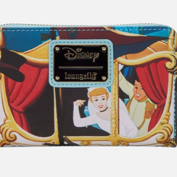 Loungefly x Disney Cinderella Mice Scenes Wallet Purse Bag NWT - Picture 12 of 14